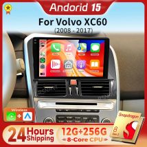 Android 15 Carplay Auto Car Radio Multimedia Player For Volvo XC60 que 1 2008 - 2017 Autoradio DSP GPS Stereo 24-hour shipping