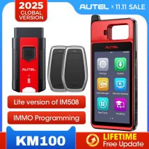 Autel MaxiIM KM100 Key Fob Programming Immobilizer Tool 2PCS Autel IKEY for 60s Key Generation OBD IMMO Key Learning on 99% Car