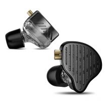 Auricolari In-Ear KZ PR2 con Driver Piatto da 13.2mm, Monitor HiFi Bassi Potenti, Cuffie Sportive Cablate