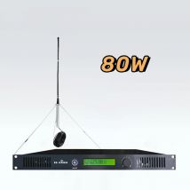 87.5-108MHz 80 Watts Transmitter FM Broadcast Antenna 80W Kit