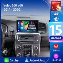 Android 15 Carplay Auto-Bildschirm Autoradio Multimedia-Player für Volvo S60 V60 2011-2013 2014-2020 2din Autoradio Stereo-Haupteinheit