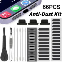 Kit di pulizia per altoparlanti per telefono cellulare per iPhone Samsung Xiaomi Tablet Tipo C Porta Strumento universale per la rimozione della polvere Set di spazzole pulite portatili