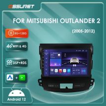 2DIN Carplay Android Auto Auto radio for Mitsubishi Outlander 2/Peugeot 4007/Citroen C-rosser Multimedia GPS navi Stereo Screen