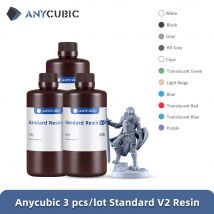 3kg ANYCUBIC 405nm UV Standard Resin V2 For Photon 3D Printer Mono X Printing Material LCD UV