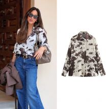 HXAO Elegante Y2k 2-teilige Rock-Sets 2025, Damen-Frühlings-Langarmshirts und Blusen, Midirock, modisches, lässiges Party-Rock-Outfit