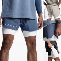 Männer Sommer Gym Shorts Lose Schnell Trocknend Gewebte Shorts Mann Laufen Outdoor Männliche Sport hosen Fitness Jogger Basketball Shorts
