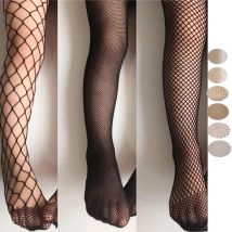 Simplejewel Calza scavata da donna Collant sexy Nero Club Party Calze Calze lunghe femminili