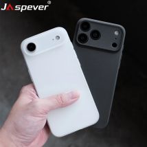 0.3mm Ultra Thin Hard Case For iPhone Air 17 16 Pro Max Plus 16E Translucent Matte Black Slim PP Shell For iPhone17ProMax 16Pro