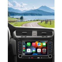 Hippcron 7 inch Car Radio Wireless Carplay Android Auto 2din Multimedia MP5 Player for Volkswagen Seat Skoda Passat Golf POLO