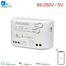 eWelink WIFi Smart DIY Switch Modul 5V/85-250V, Inching, Timer, Interlock Smart Relay, Sprachsteuerung von Alexa, Google Home