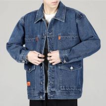 Jeansmantel für Herren, gepolsterte Woll-Jeansjacken, Herren mit Schaf, breiten Ärmeln, schwarz, warme Polsterung, Original Cowboy, neu in großer Größe, G L