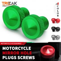 2025 für Kawasaki Z900 Z650 Z650 Z900 2017-2024 Motorrad Zubehör Aluminium Spiegel Loch Stecker Schrauben Schrauben M10 * 1,25