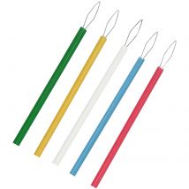 10 Stück zylindrische Nadeleinfädler in zufälliger Farbe, Handnadeleinfädler, Nähwerkzeug, Nähen, DIY, Bastelzubehör