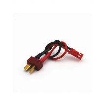 2 Pcs Dean T plug male To JST female Soft Silicone Wire 20AWG Cable 150mm T-Connector - JST female in-line power adapter for RC