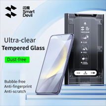 Pellicola in Vetro Temperato SmartDevil Senza Polvere per Samsung S26 Ultra HD, Protezione Schermo Trasparente Anti-Impronta per Samsung S25 S24