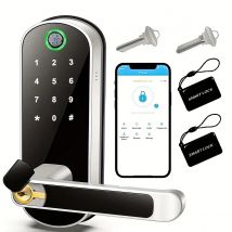 Smart Fingerprint Door Lock App Telecomando Keyless WIFI Blocco touchscreen digitale NFC IP67 Impermeabile con 2 schede IC