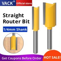VACK 1/4 ″ Schaft Gerade Holzbearbeitung Router Bit Set Carpenter Fräser Für Holz Einstechen Boden Graben Werkzeug Kits