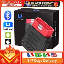 MUCAR BT200 & BT200 Pro Obd 2 herramientas de diagnóstico automotriz Mucar BT200 Bluetooth obd2 escáner Auto todos los sistemas diagnóstico 15 reinicio herramienta mecánica
