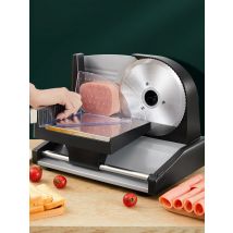 220V Electric Food Slicer Meat Food Household Desktop Meat Slicer Lamb and Beef Slicers 0-22mm Bread Ham Meat Cutting Machine
