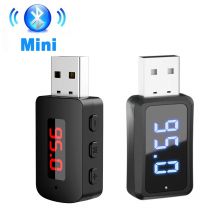 Nadajnik samochodowy Bluetooth 5.4 Odbiornik Zestaw głośnomówiący Zestaw samochodowy Mini USB Power Automatyczny bezprzewodowy adapter audio do radia FM
