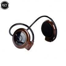 Auriculares deportivos inalámbricos compatibles con Bluetooth, auriculares estéreo, reproductor de música Mp3, auriculares con ranura para tarjeta Micro SD, micrófono manos libres