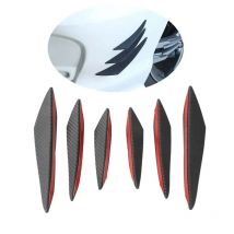 Automobil Universal Modifikation Wind blatt Kohle faser Muster Stoßstange Wind blatt Kohle faser Modifikation Front stoßstange verderben