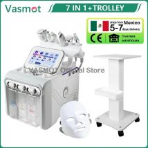 6/7IN1 Wasserstoff Sauerstoff Wasser Dermabrasion Maschine Tiefen Reinigung Wasser Jet Diamant Gesichts Sauber Abgestorbene Haut Entfernung Für Salongebrauch