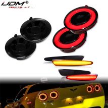 Per il periodo 2005-2013 Chevrolet Corvette C6 Gruppo fanale posteriore e indicatore laterale anteriore posteriore Indicatore di direzione Luce fanale posteriore Lampada freno