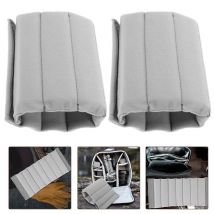 2-teiliges Kamerataschenteiler, Kamera-Fototeiler-Set, grauer Wildleder-Rollentrennwand-Einsatz für Rucksack, Rucksack, Kameras, Fächer