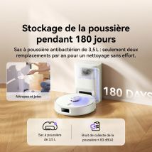 Narwal Freo S Robot intelligente per pulizia e pulizia sottovuoto 8000Pa, evitamento ostacoli, spazzola resistente ai peli di animali domestici, aggancio automatico S