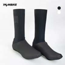 YKYWBIKE Cycling Shoes Cover Waterproof Bicycle Shoes Covers with Socks Reflective New Aero Fabric Overshoes Bicycle Accessorie