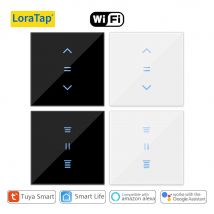 LoraTap Tuya Smart Life WiFi Zasłony Rolety Przełącznik Rolety Przełącznik silnika Styl podświetlenia Google Home Alexa Sterowanie głosowe