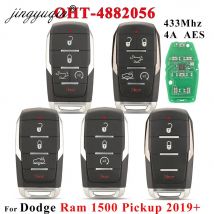 jingyuqin OHT- 4882056   Inteligentny pilot zdalnego sterowania Prox 433,92 MHz 4A Chip do Dodge Ram 1500 Pickup 2019 2020+ 68291692 AD 68291691 AD