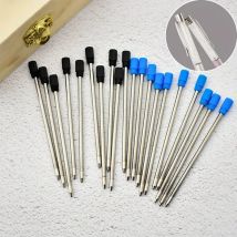 20/50 teile/los 0,7mm Metall Stift Refill für Kristall Diamant Kugelschreiber Stange Patrone Kern 7cm Schwarz Blau Minen stange Schreibwaren