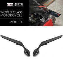Für Aprilia RS660 / RSV4 1100 Spiegel Stealth Spiegel Sport Winglets Spiegel Kits Verstellbare Spiegel Motorrad Flügel Spiegel