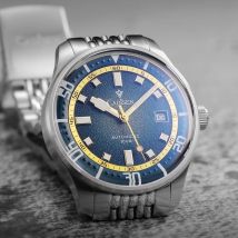 CADISEN Orologio meccanico automatico Uomo Argento Business Casual Orologio impermeabile Giappone MIYOTA 8215 Movimento Orologio da uomo in vetro a cupola