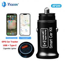 AP200 Mini-Autoladegerät, GPS-Locator, Tracker, Zigarettenanzünder, 20 W, USB Typ C, QC3.0, Find My Apple App, iPhone, Anti-Verlust, Diebstahlschutz