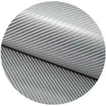 3k 240gsm Beschichtung heller Silber Glasfaserstoff Faserstoff Stoff 2x2 Twill 1m mit kommerzieller Qualität, für Automodifikation