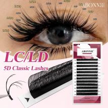 Abonnie Cashmere 5D Classic Lashes Extensison LC LD Curl Premium Mattschwarz Einzelwimpernverlängerungen Fluffy Cilios