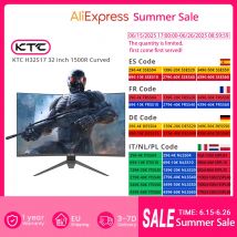 KTC H32S17 32-calowy zakrzywiony monitor do gier 1500R 2560x1440 QHD 170Hz 16:9 ELED 99% sRGB HDR10
