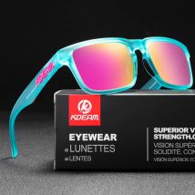 2025 Kdeam Polarisierte Sonnenbrille für Männer Frauen Mode Unisex Marke Trendy Outdoor Brillen Für Paar Spiegel rote Linse