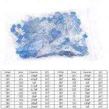 200 pz/lotto 20 valore * 10 pz 18pF-223M 1KV 2KV 3KV condensatori ceramici ad alta tensione assortiti capacità pacchetto misto kit