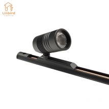 Museum DC12V führte magnetische Absorption Schiene Licht Schmuck Shop Galerie Ausstellungs halle Magnets chiene System beleuchtung Scheinwerfer