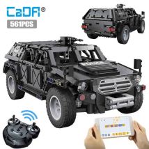 Cada 561pcs technische Geländewagen Polizei Fahrzeug LKW Pickup Ziegel Stadt Offroad Fernbedienung Auto Bausteine Spielzeug für Jungen Geschenk