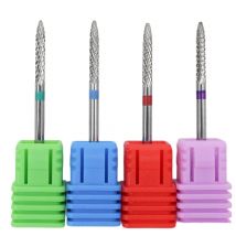 1 stücke FA0214 Pro hartmetall Nagel Bohrer Bits Nail art Bohrmaschine Maschine Dateien Nail art Werkzeuge Häutchen Entferner Bohrer