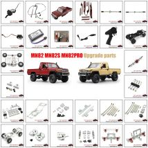 1/12MN82 MN82S MN82PRO Zubehör Metall Upgrade Stoßdämpfende Platine Shell Licht mit Batterie Ladekabel Teile