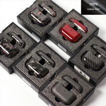100% Carbon Aramid Faser Fall Für AirPods 4 3 Pro 2 Pro2 Schutz Abdeckung Bluetooth Kopfhörer Ultra Slim Fällen für AirPods Pro2