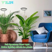 16 cm/6,3 zoll Ring LED Pflanze Wachsen Licht Dimmbare Volle Spektrum Wachsen Lampe Einstellbare Smart Timer Für Zimmerpflanzen