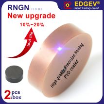 Okrągłe płytki CBN z powłoką RNGN 0603 0903 1204 1/4 3/8 1/2 z nitruku krzemu do powierzchniowych obróbek głowic cylindrów silnikowych, bloków, frezowania