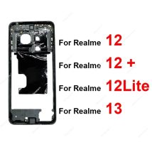 Alloggiamento centrale per Realme 12lite 12 Lite Plus 13 4G 5G Telaio LCD anteriore Alloggiamento centrale Telaio di copertura Lunetta Parti di ricambio